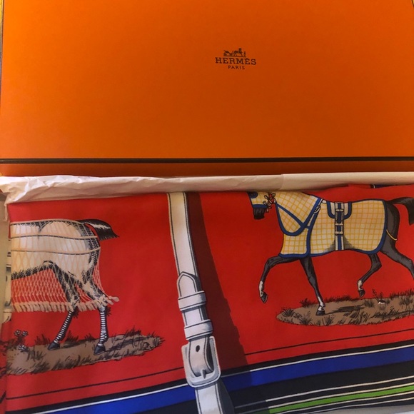 Hermes Scarf from Paris (REAS OFFERS ENTERTAINED) - Picture 5 of 7
